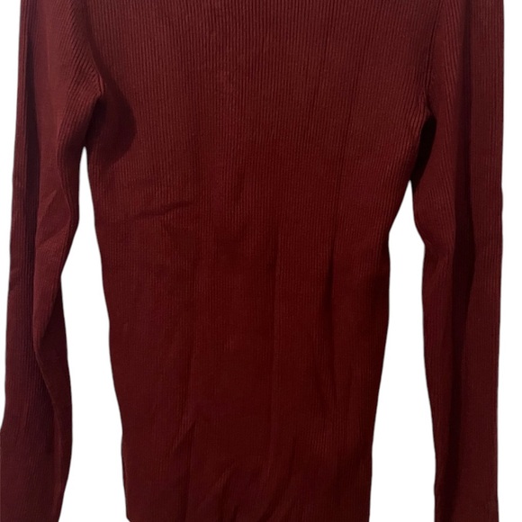 Micheal Kors Long sleeve top-Burgundy - Picture 3 of 5